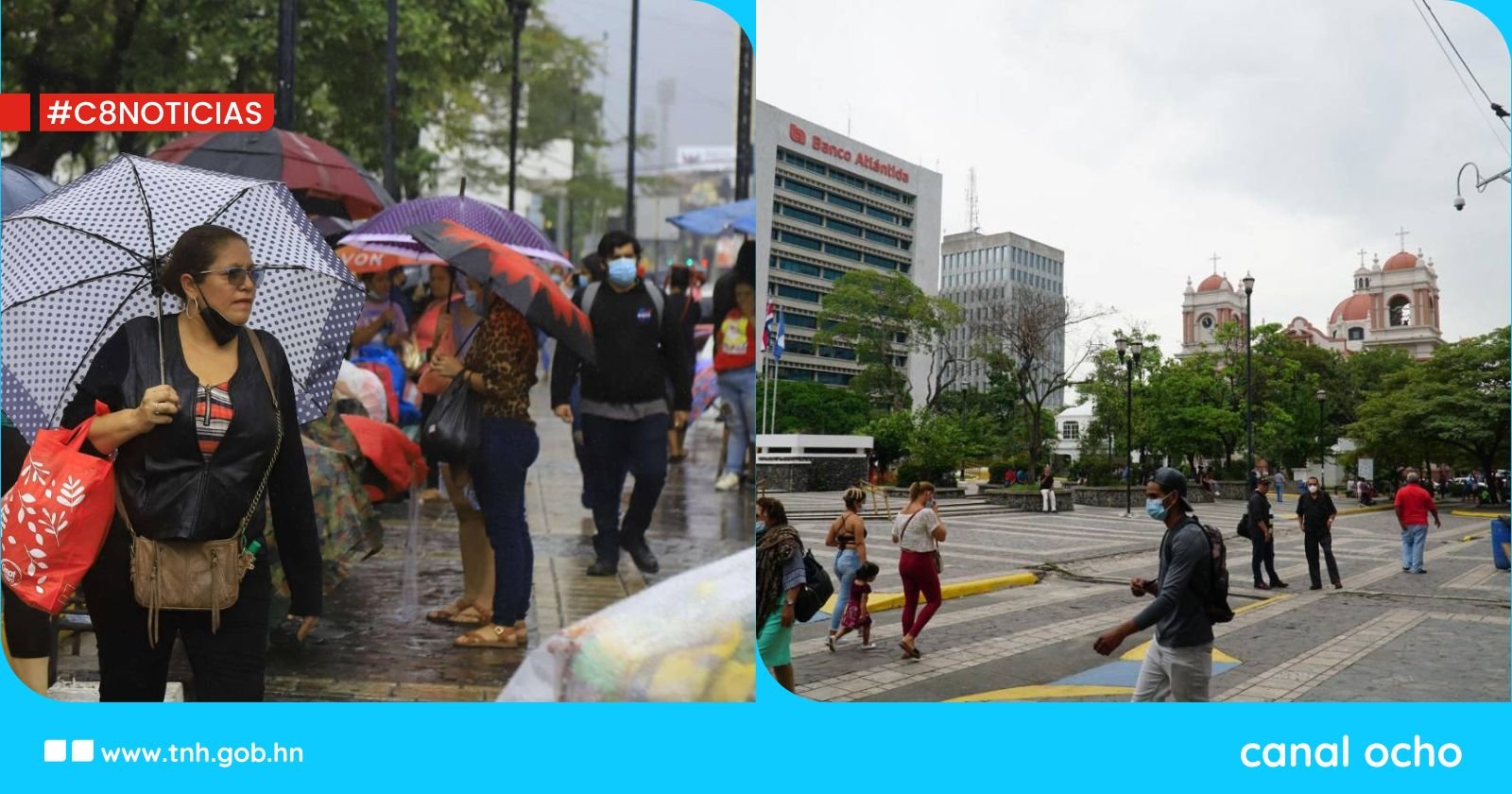 Copeco pronostica lluvias débiles y altas temperaturas para este martes en varias regiones del país