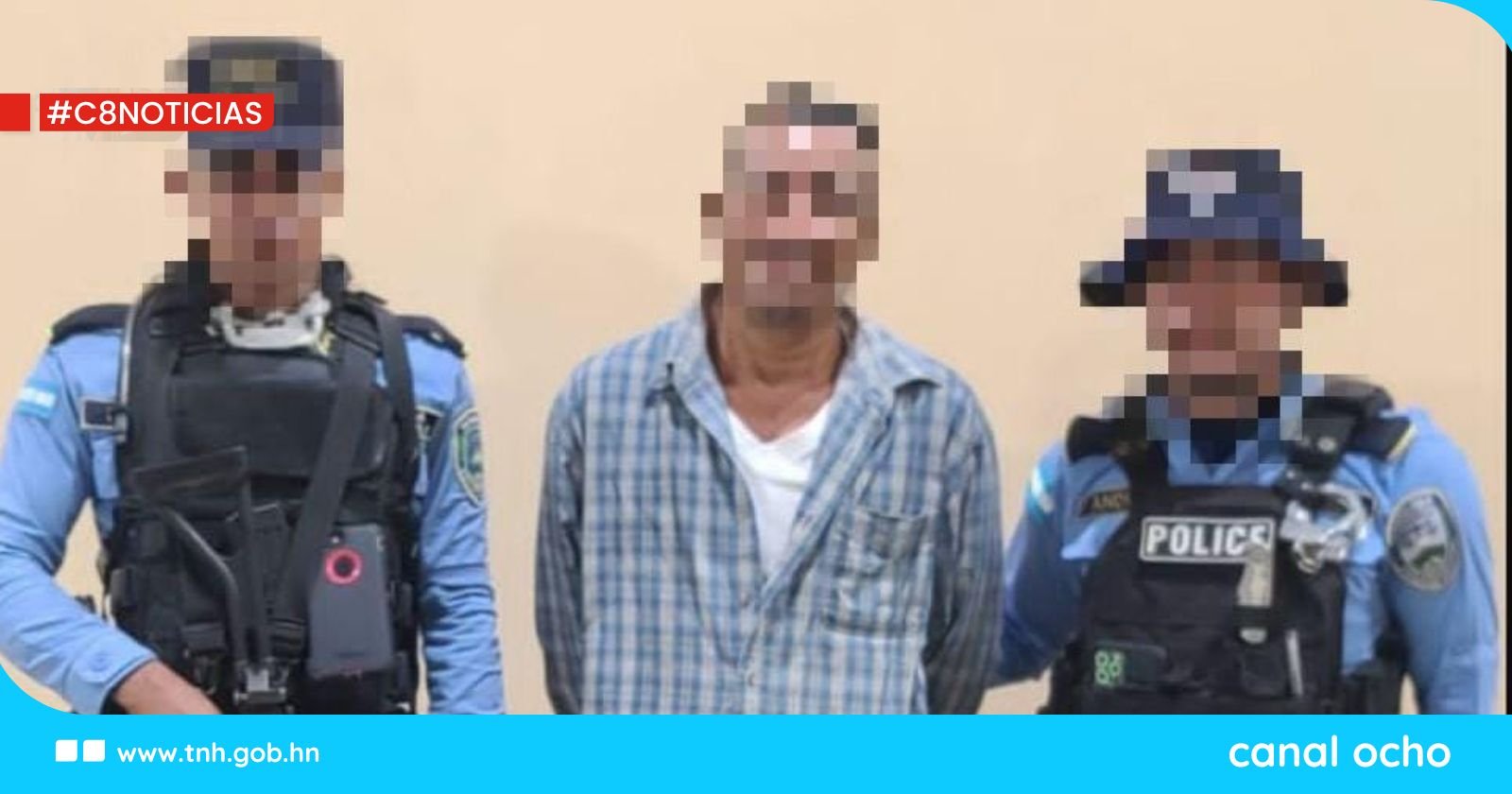 Policía Nacional arresta dos hombres con supuesta cocaína en Tela y Esparta