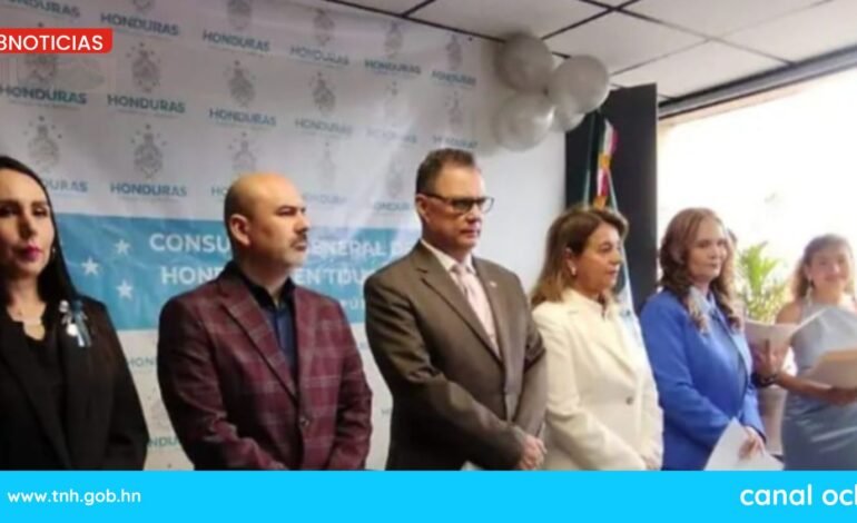 Vicecanciller Antonio García formaliza la apertura del Consulado General de Honduras en Tijuana, México