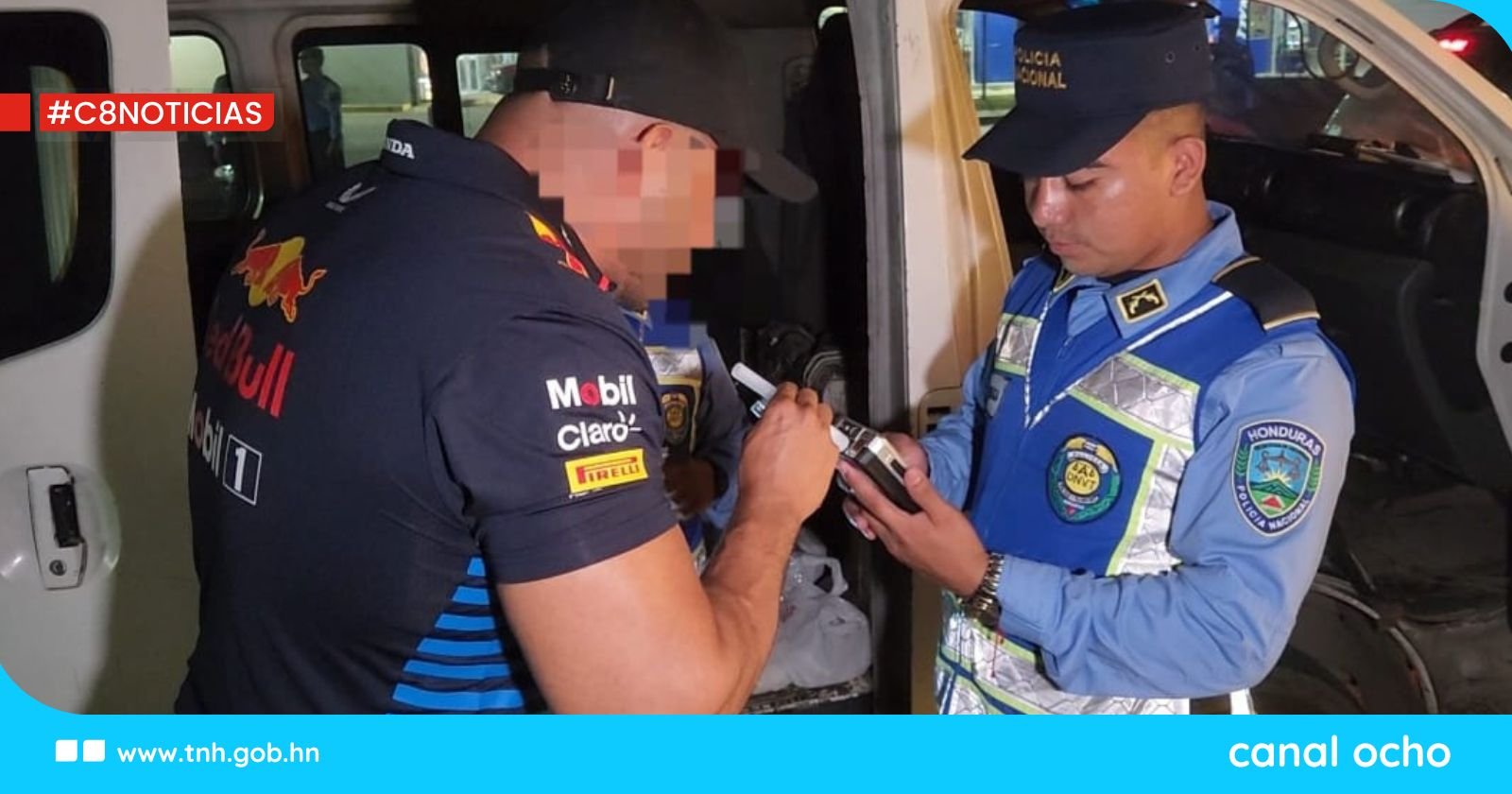 Más de 100 pruebas de alcoholemia aplicó la DNVT en el Valle de Sula