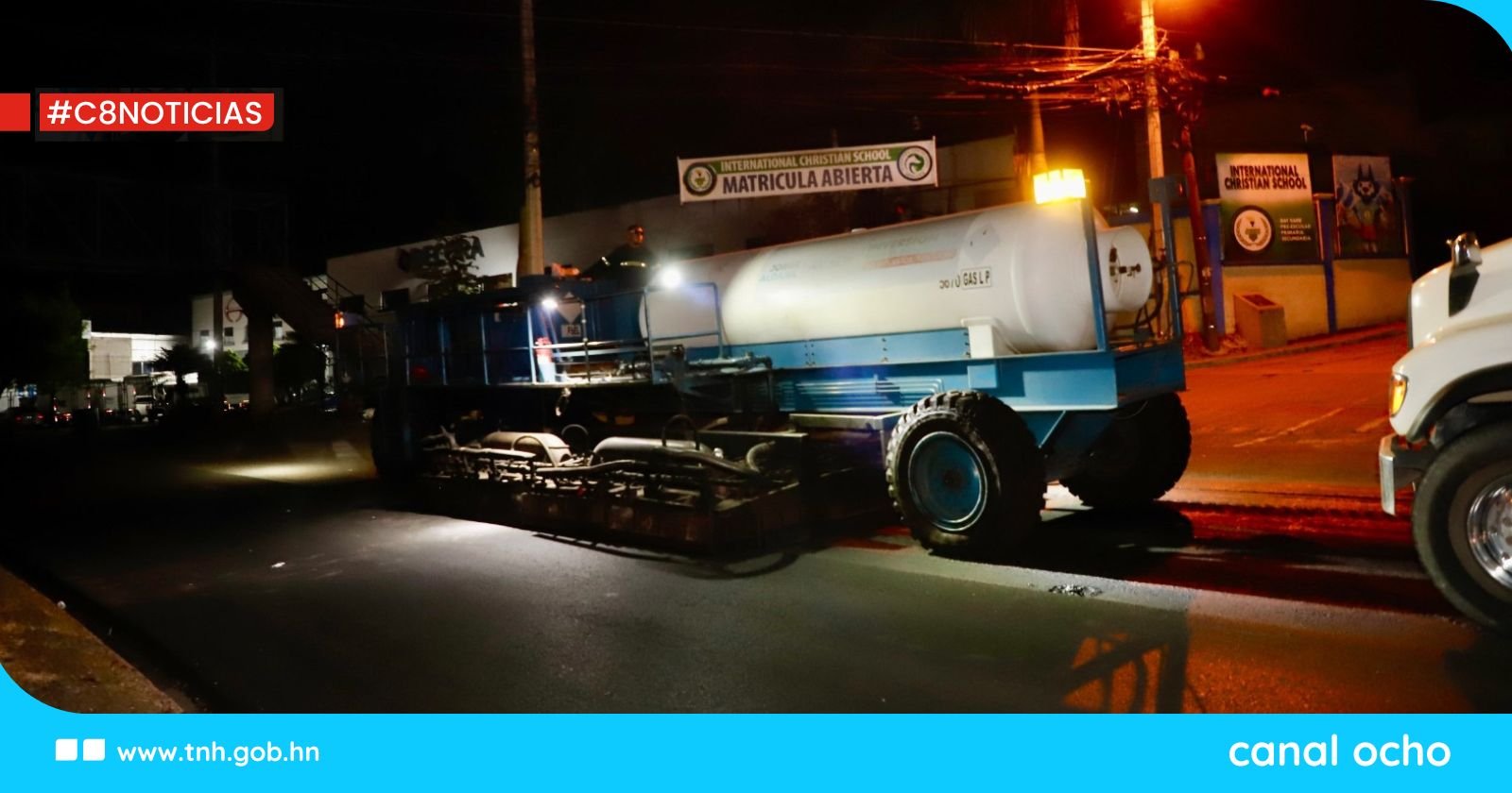 Rehabilitación vial en la capital avanza con jornadas nocturnas