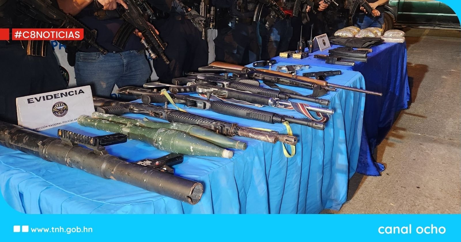 ¡De impacto! Autoridades antidrogas frustran plan de miembros de banda “La Kleivona” para emboscar a Black Mambas en Cortés
