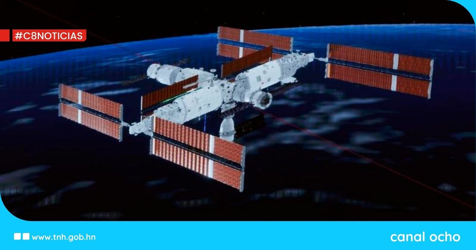 Nave espacial tripulada Shenzhou-20 de China se acopla a combinación de estación espacial