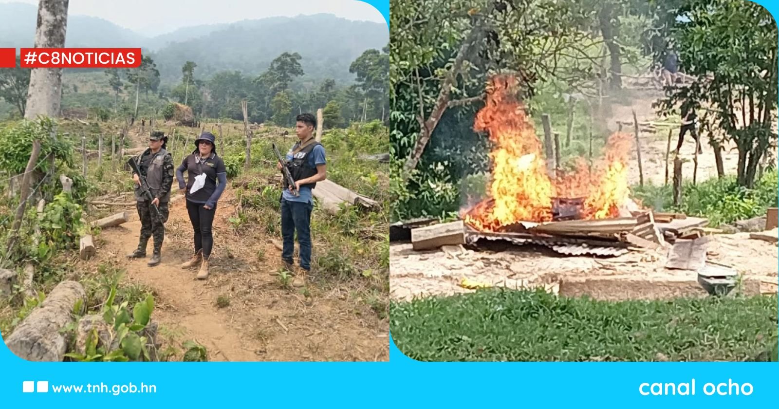Inspección de la Fiscalía del Ambiente revela graves daños a la principal fuente de agua potable de La Ceiba