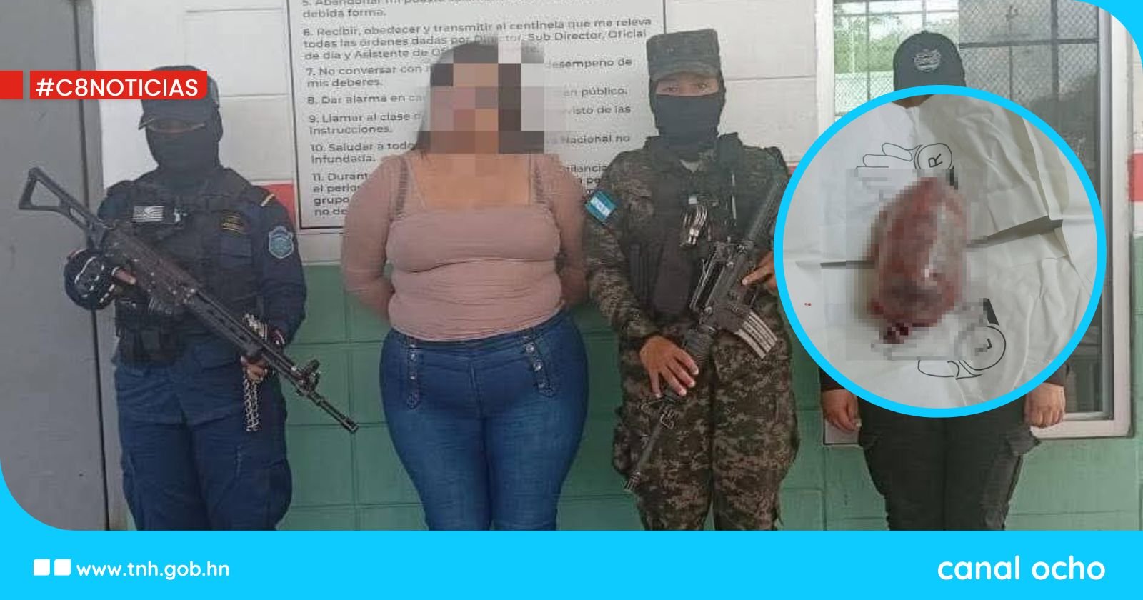 Mujer es detenida por intentar ingresar supuesta droga a cárcel de Ilama, Santa Bárbara