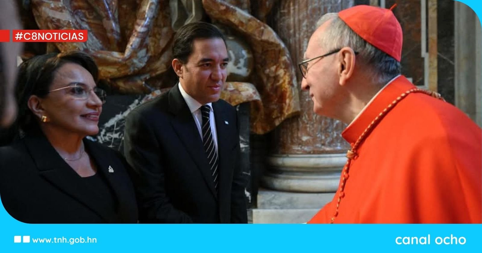 Honduras fortalece lazos diplomáticos con el Vaticano en encuentro de Castro con el cardenal Parolin