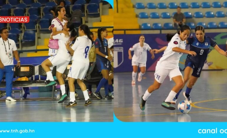 Selección Femenina de Futsal de Honduras logra histórica clasificación ante Nicaragua