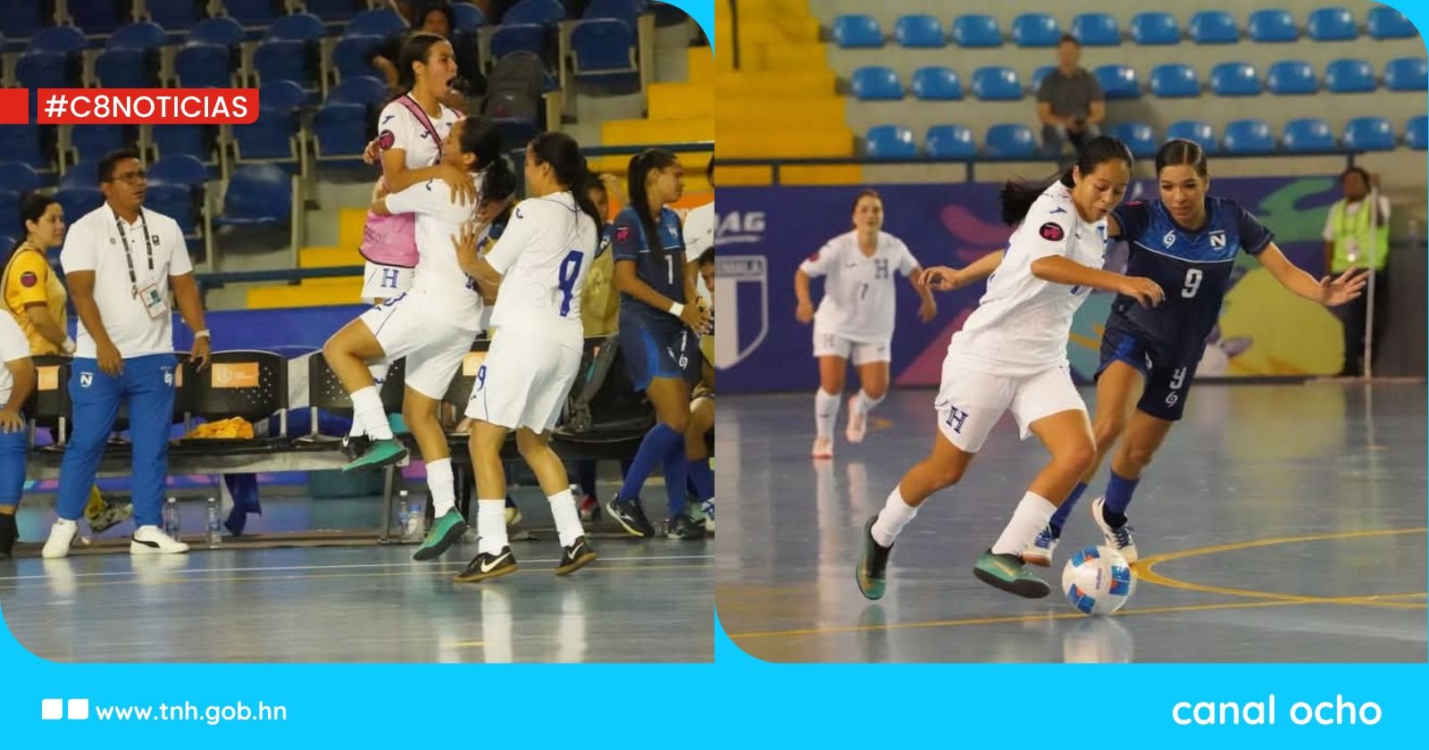 Selección Femenina de Futsal de Honduras logra histórica clasificación ante Nicaragua 