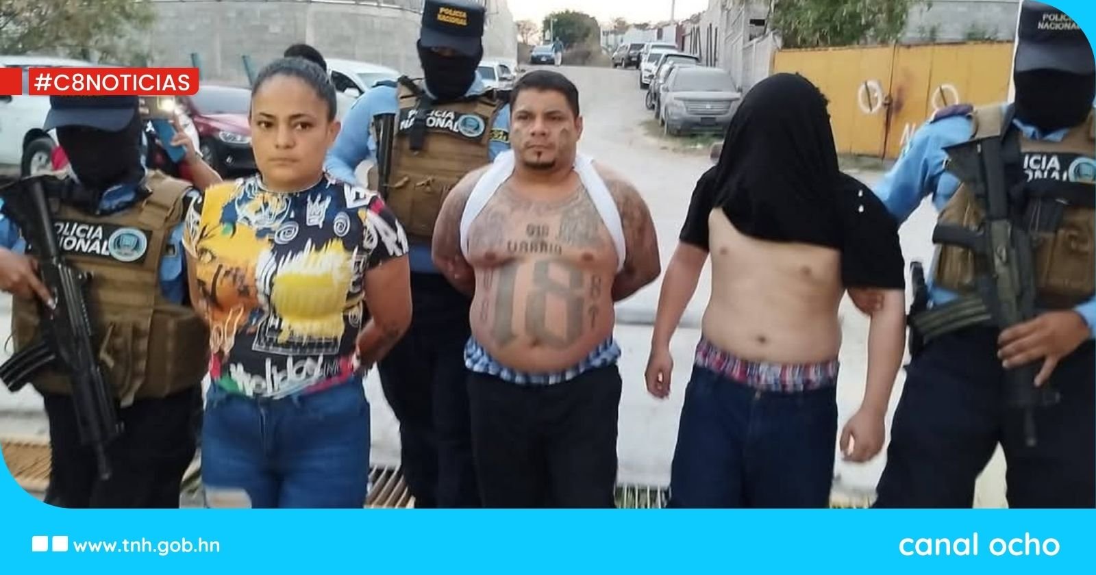 Capturan a «El Pequeño», cabecilla de la Pandilla 18 vinculado al crimen de un periodista en SPS