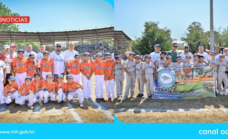 Inauguran primera Liga Escolar de Béisbol en el Sur de Honduras