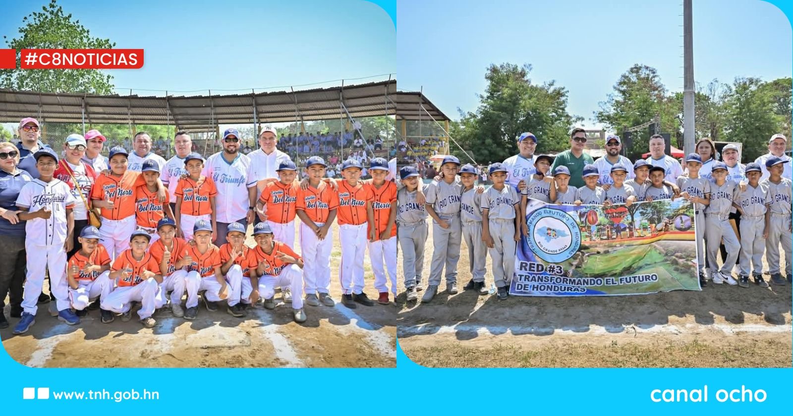 Inauguran primera Liga Escolar de Béisbol en el Sur de Honduras
