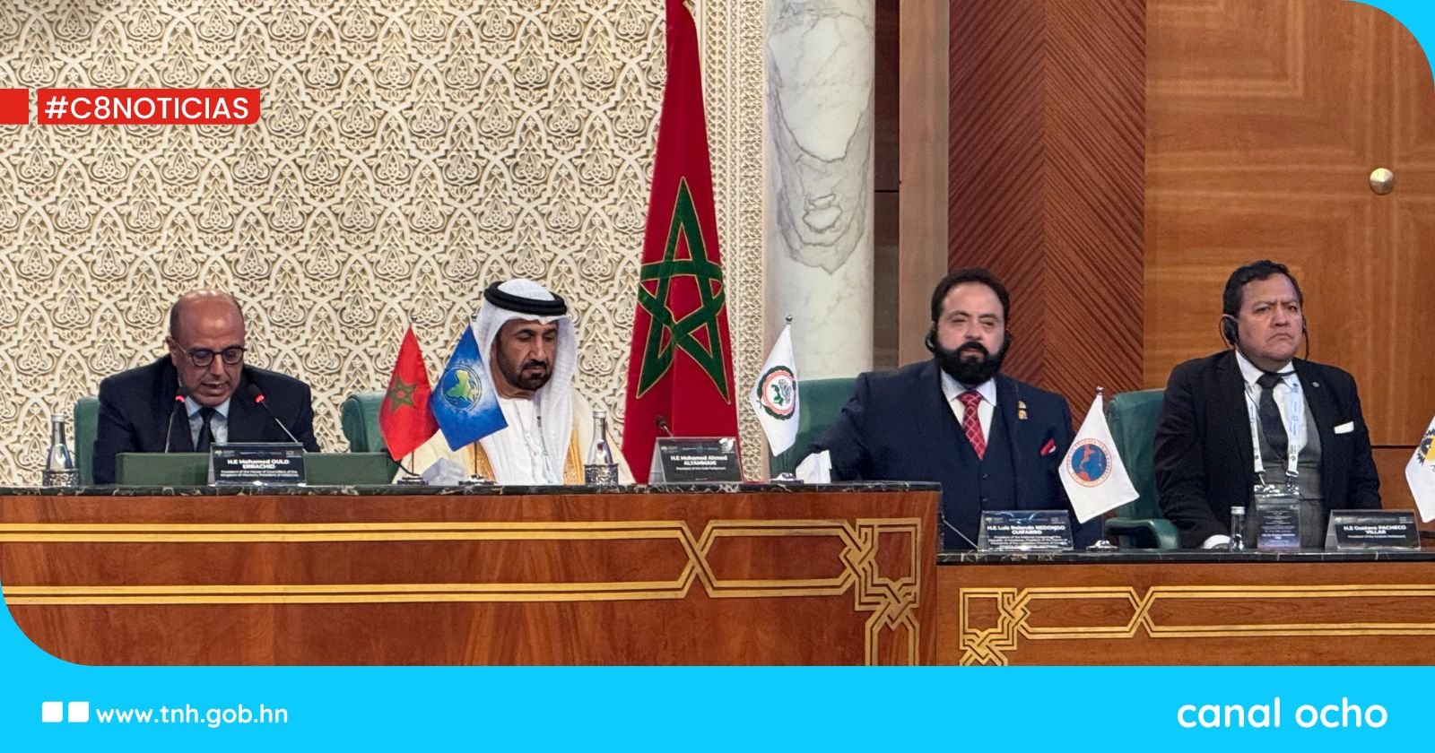 Luis Redondo participa en mesa directiva de la tercera edición del foro de diálogo parlamentario en Marruecos