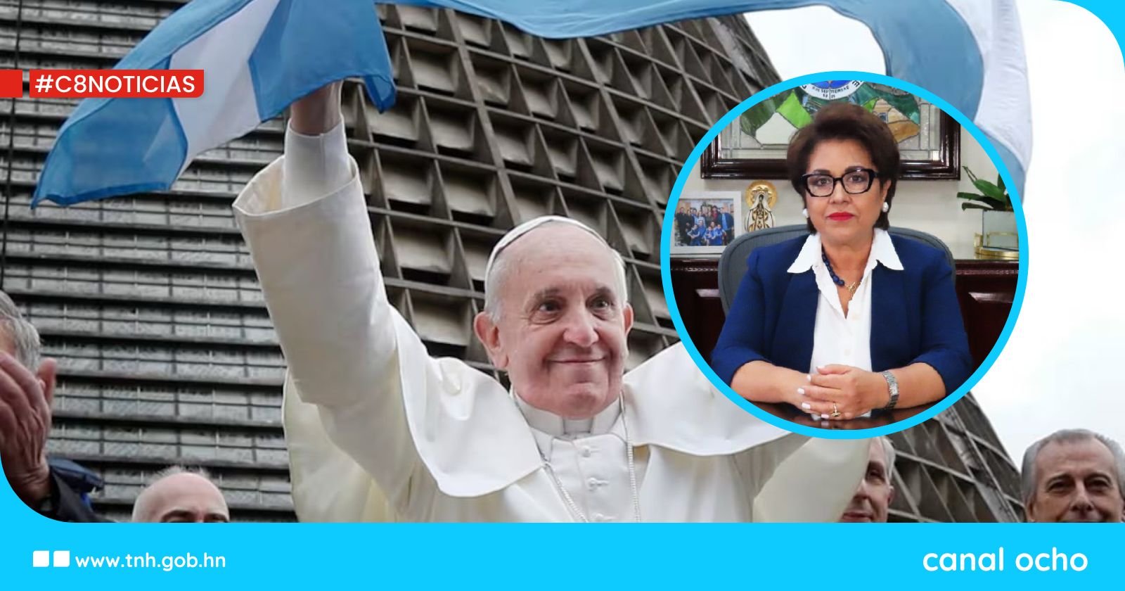 Rebeca Ráquel Obando lamenta fallecimiento del Papa Francisco