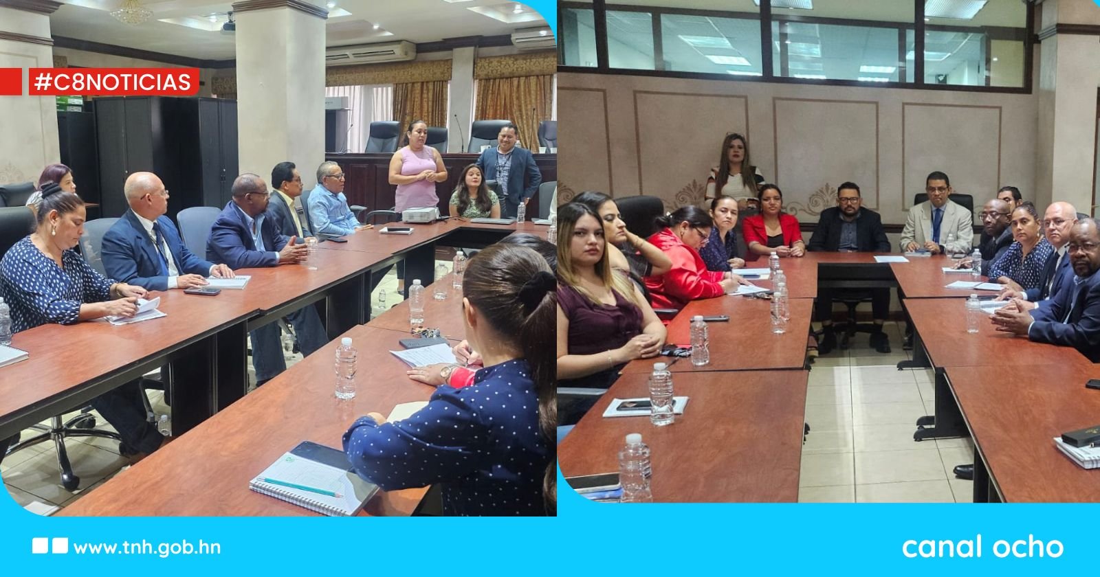 Sala penal en proceso de certificación en gestión de calidad