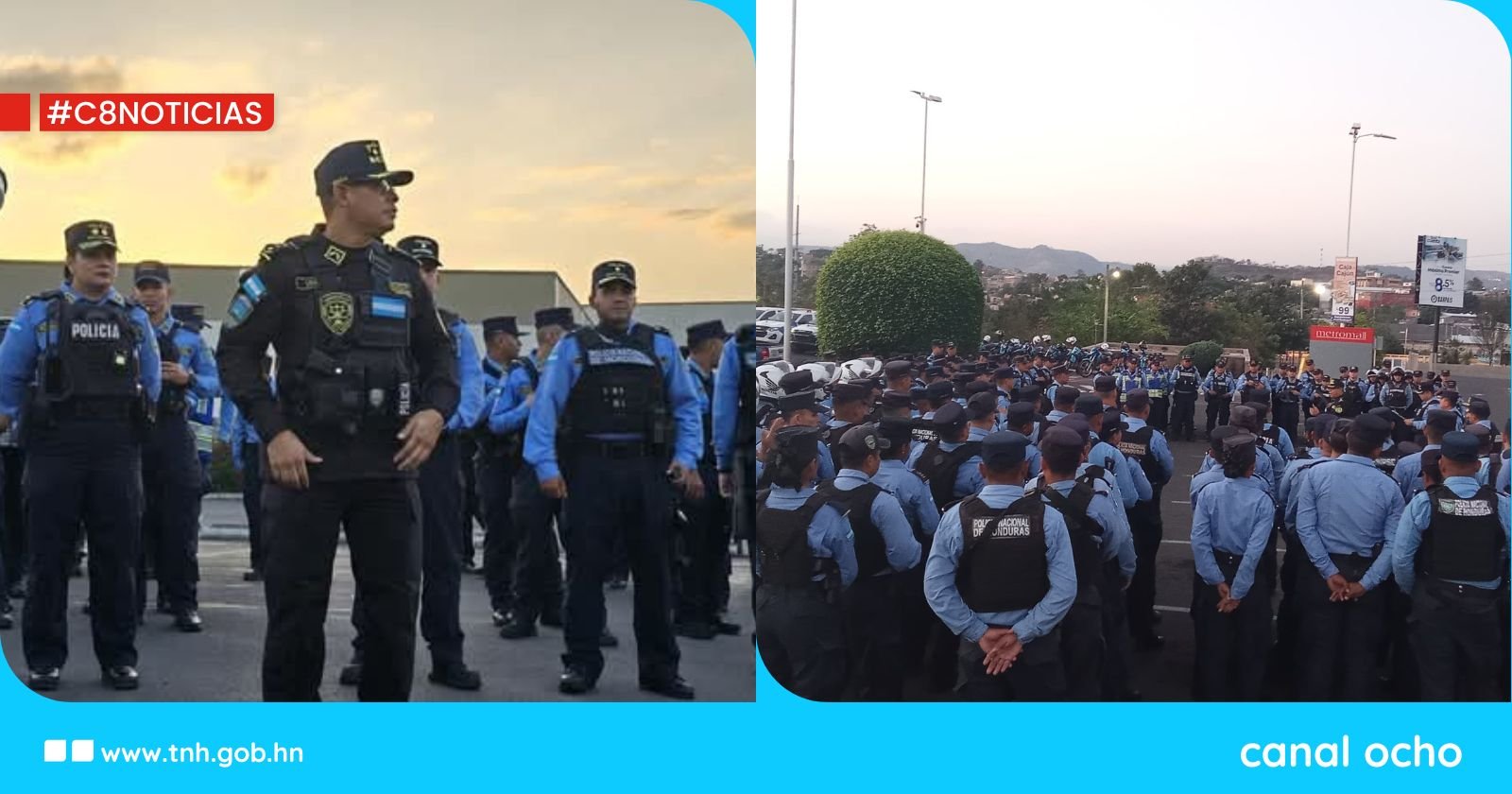 Realizan mega saturación policial en zonas estratégicas de la capital