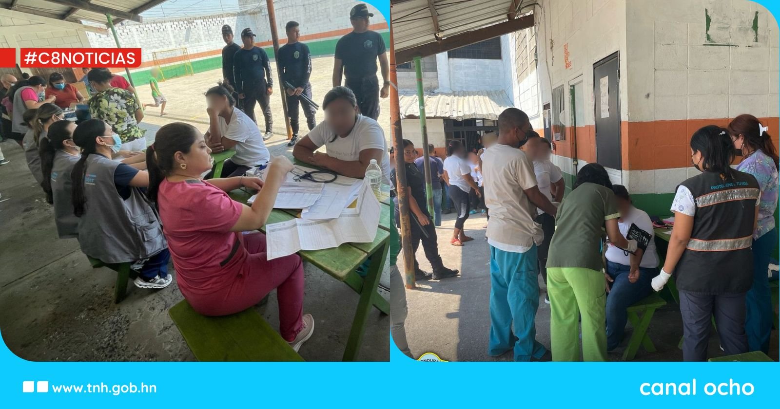 Realizan brigada médica en centro penitenciario de Choluteca