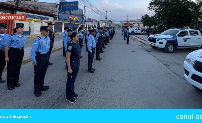 Policía Nacional ejecuta mega operaciones en Comayagua