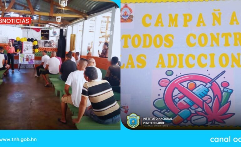 Cárceles en Trujillo y Ocotepeque inician campaña de prevención contra la drogadicción