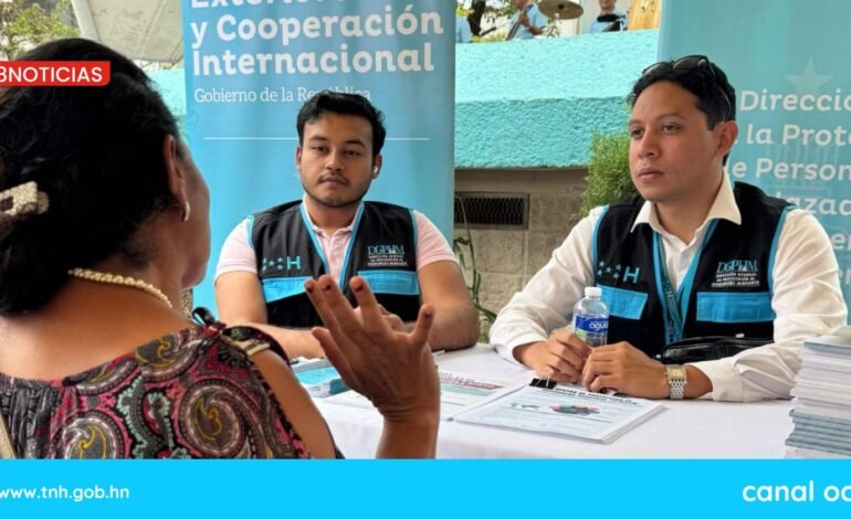 Cancillería participa en la feria de servicios de protección