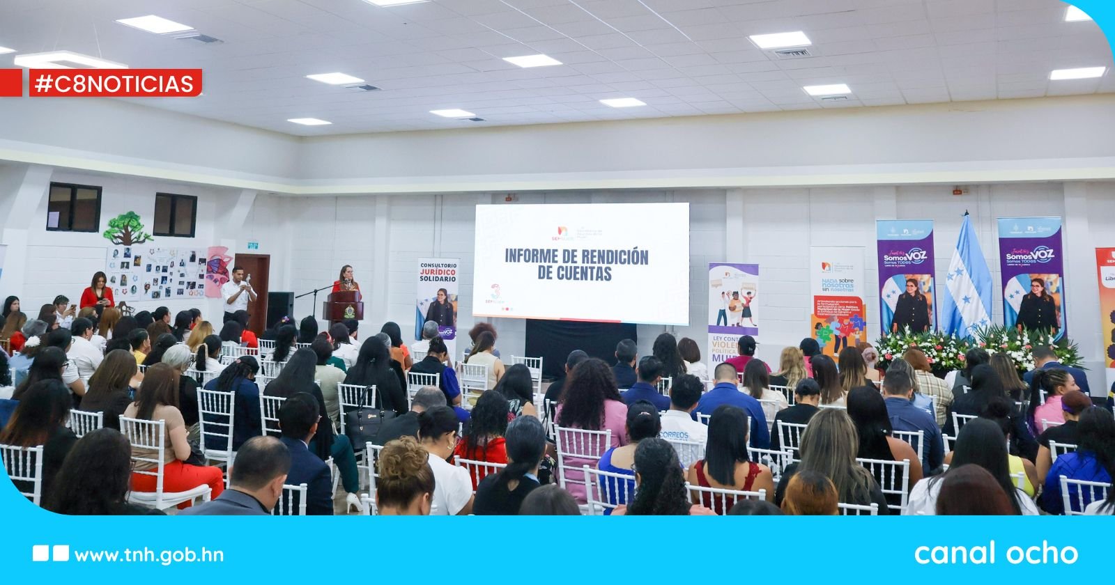 SEMUJER presenta Informe de Rendición de Cuentas en su tercer aniversario