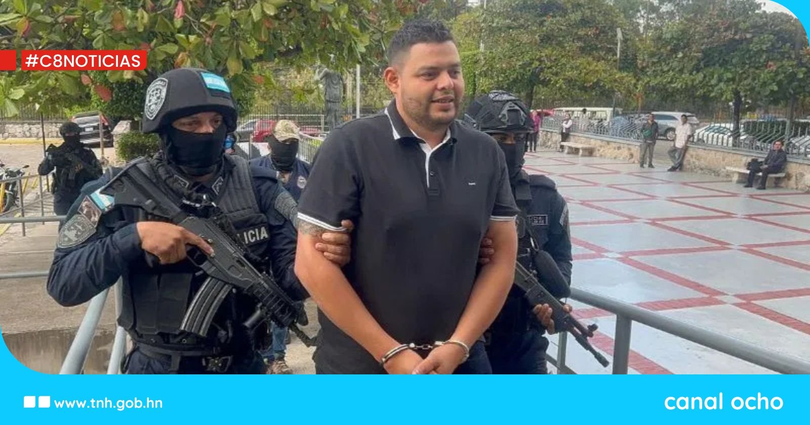 Extraditan a Francis Omar Herrera Arita por delitos de narcotráfico solicitado por EE. UU.