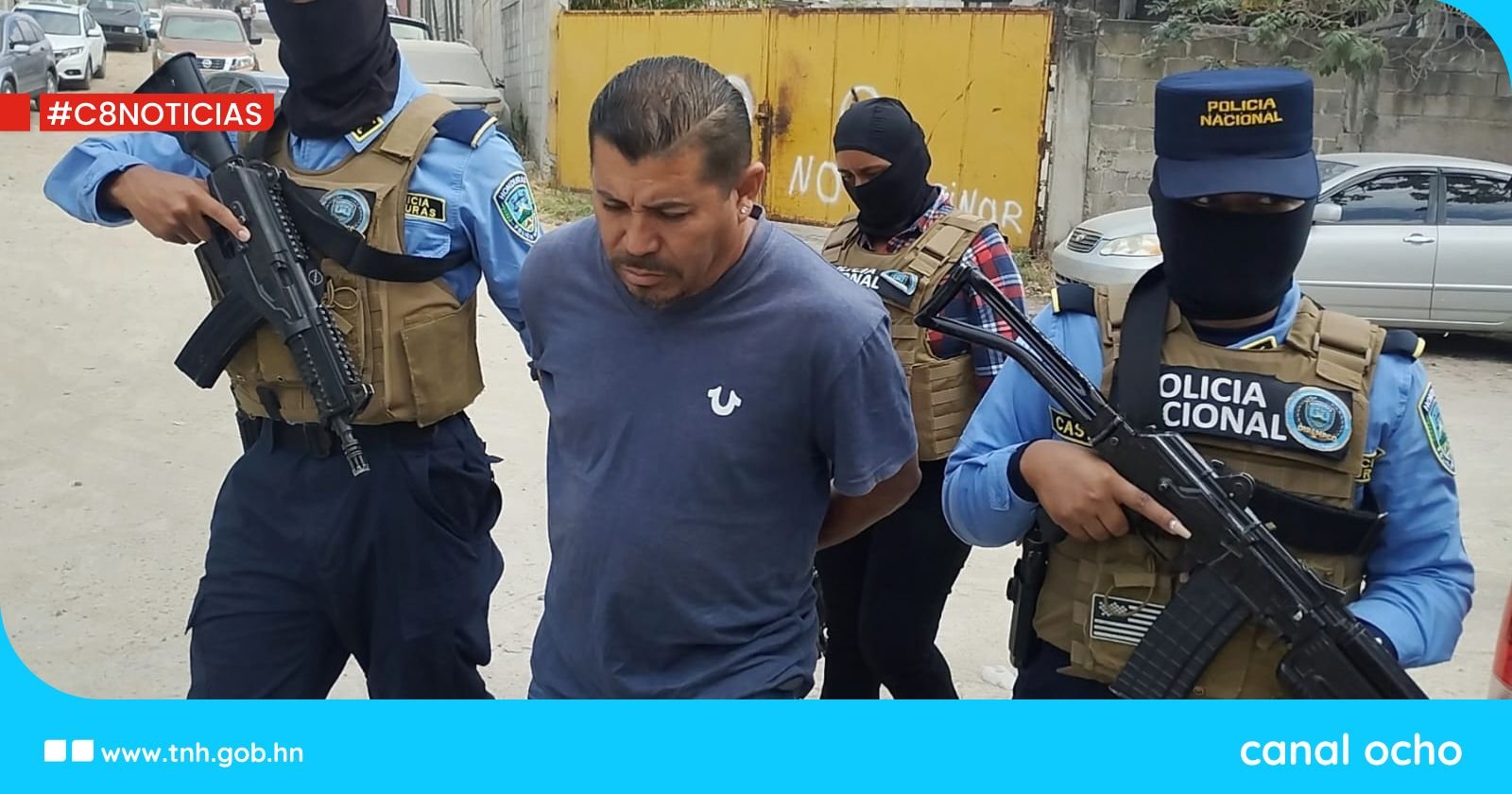 Capturan a nicaragüense vinculado a red de extorsionadores en la capital