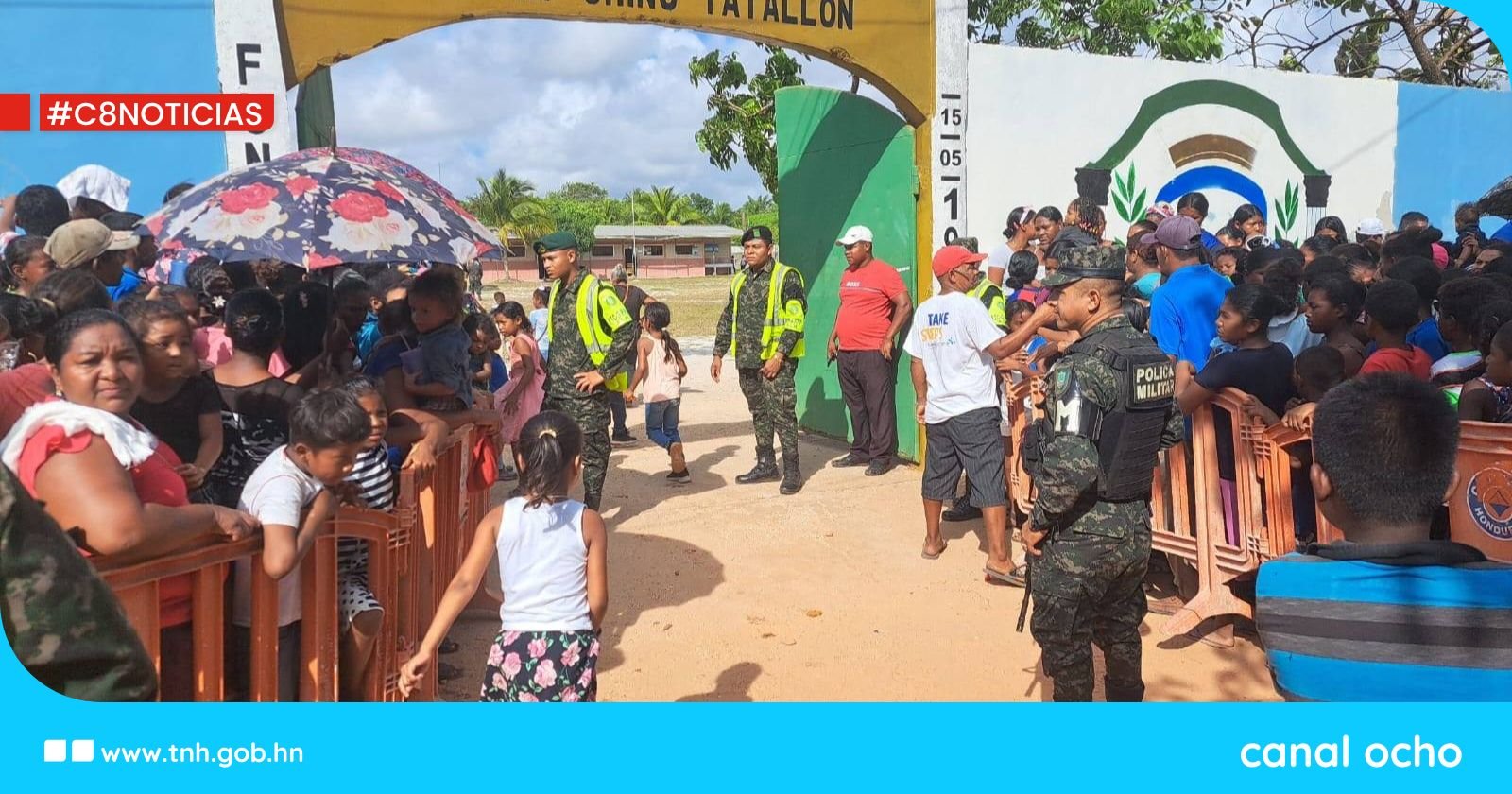 FF. AA. brindan más de 7,000 atenciones en exitosa Brigada Médica en Puerto Lempira