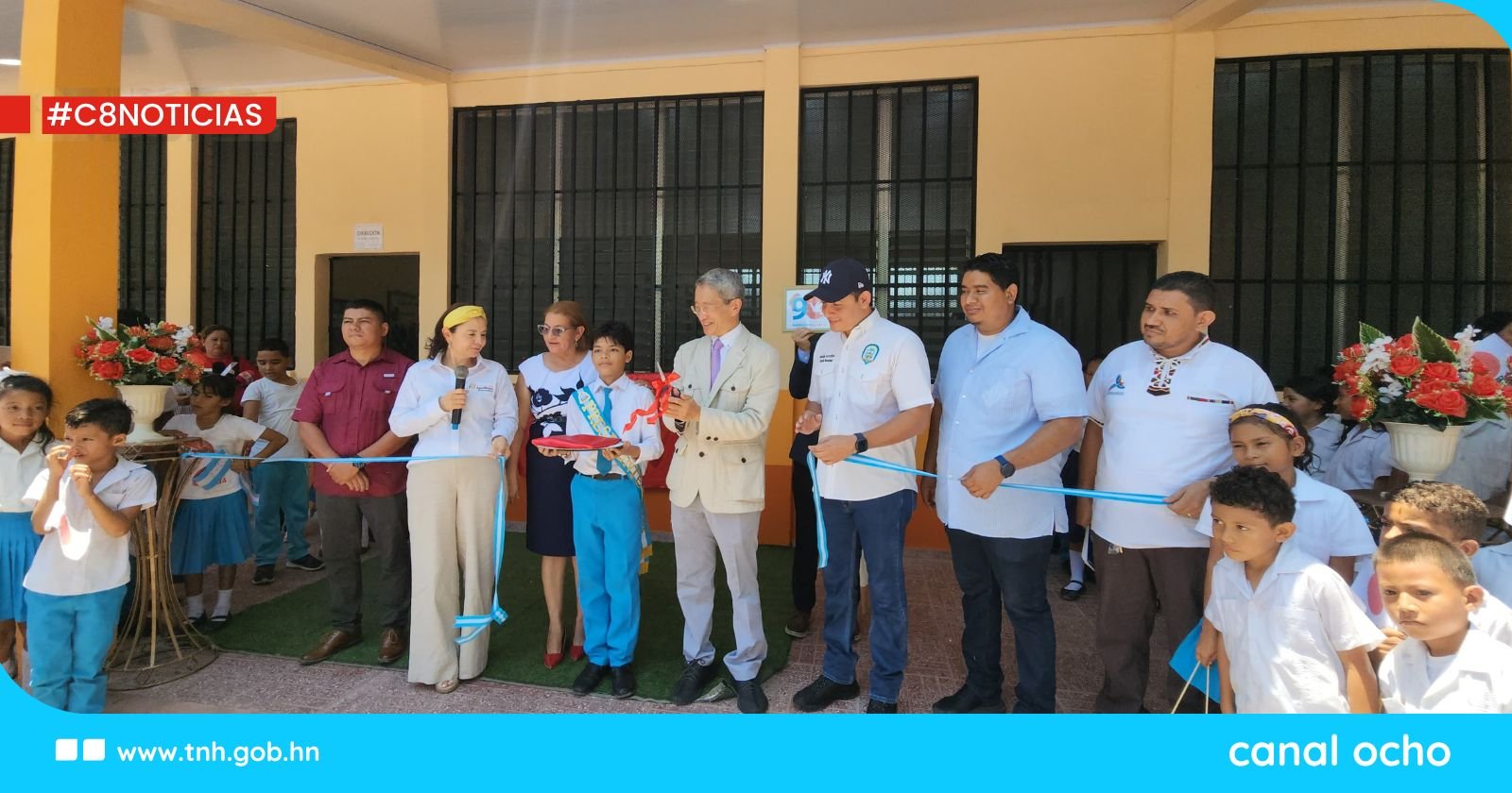 Japón apoya la construcción y reparación del centro de educación básica 12 de octubre en Nacaome, Valle