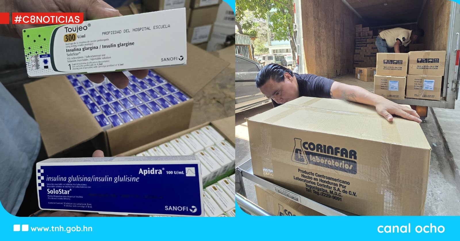 Salud invierte L14 millones en lote de 166 tipos de medicamentos para Hospital Escuela