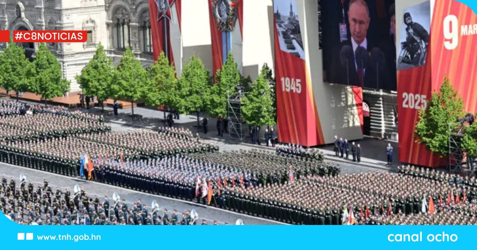 80 años de Victoria: Desfilan en Moscú más de 11.000 soldados en la conmemoración del triunfo soviético sobre la Alemania nazi