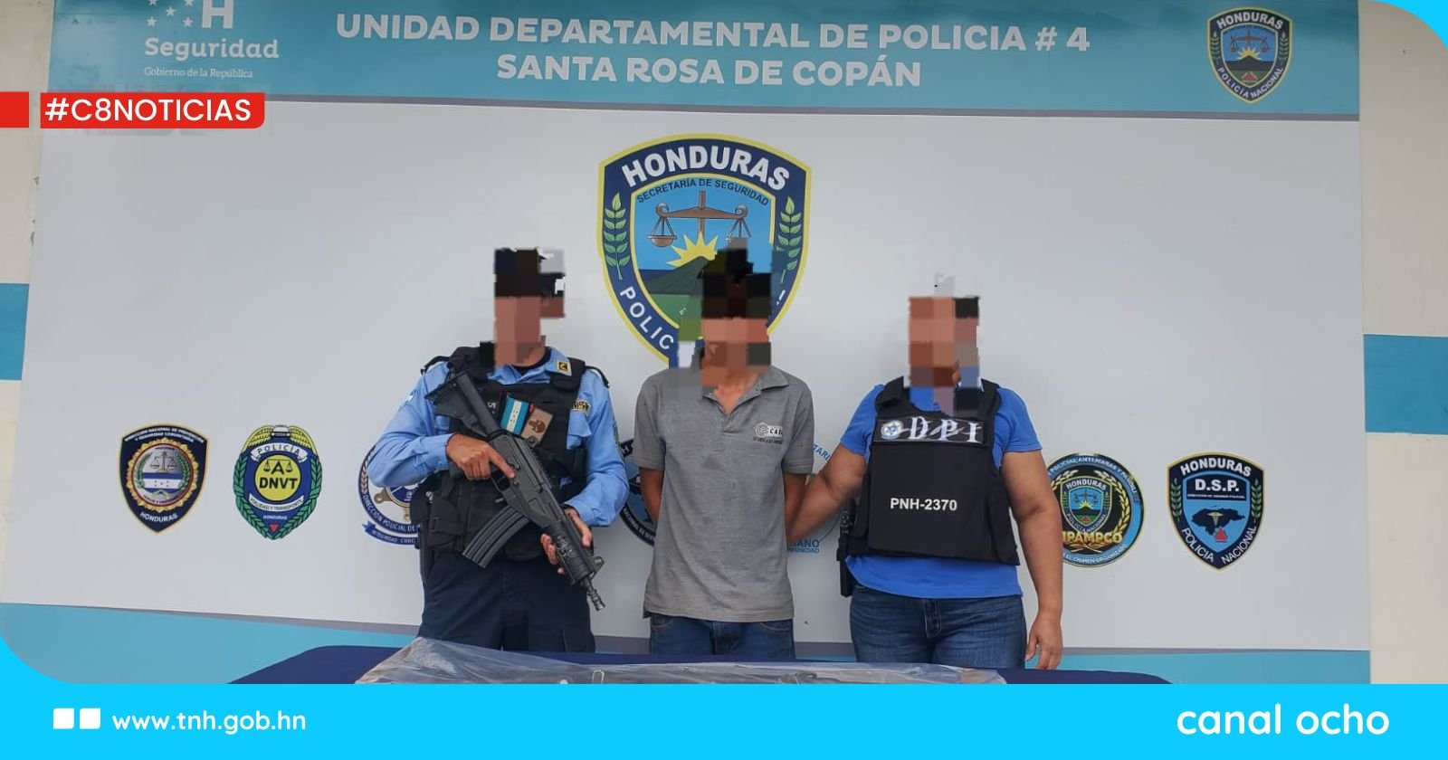 DPI reporta la captura de 109 personas por diferentes delitos