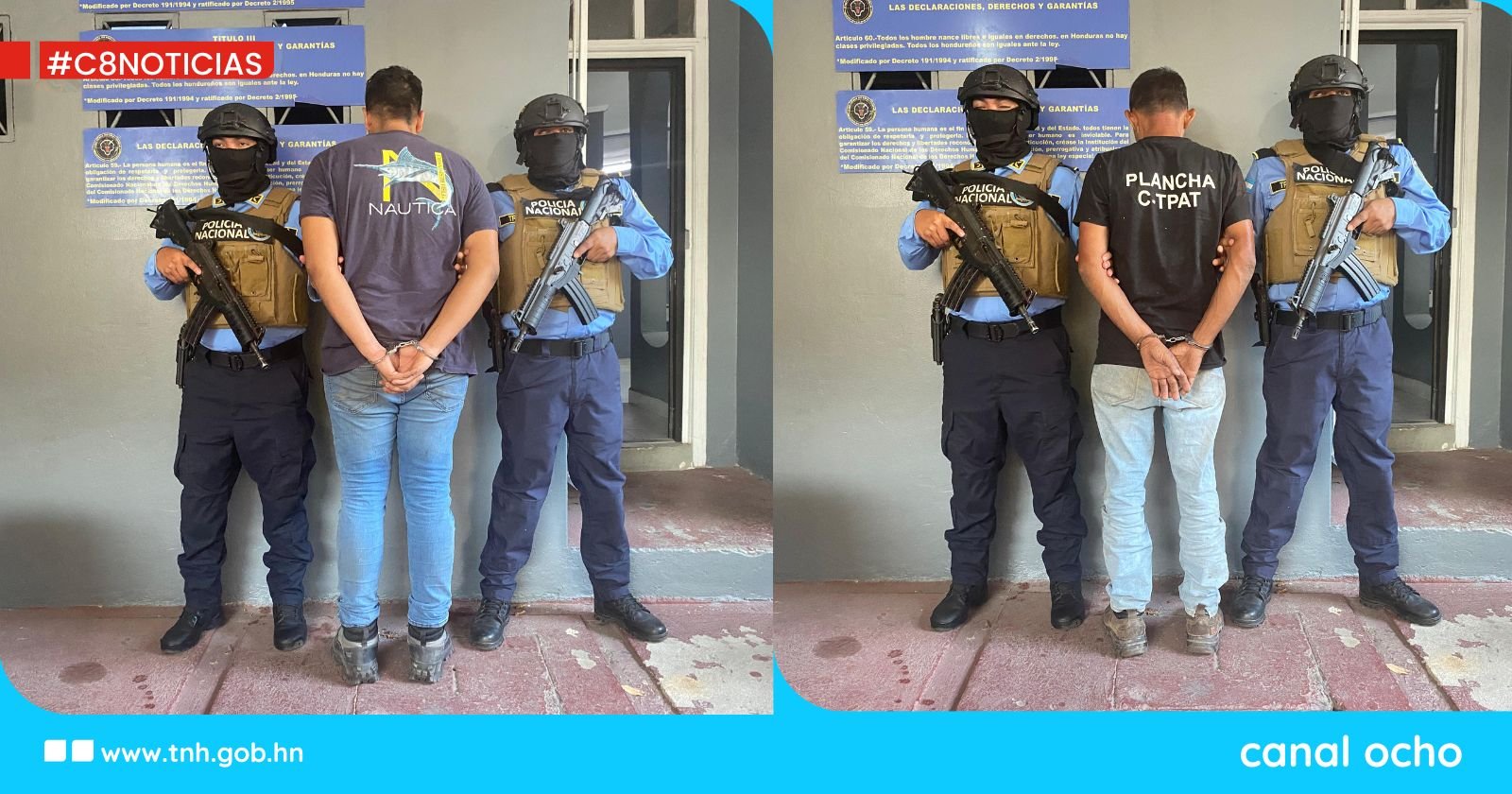 Dipampco captura a cinco integrantes de estructura criminal por delitos conexos