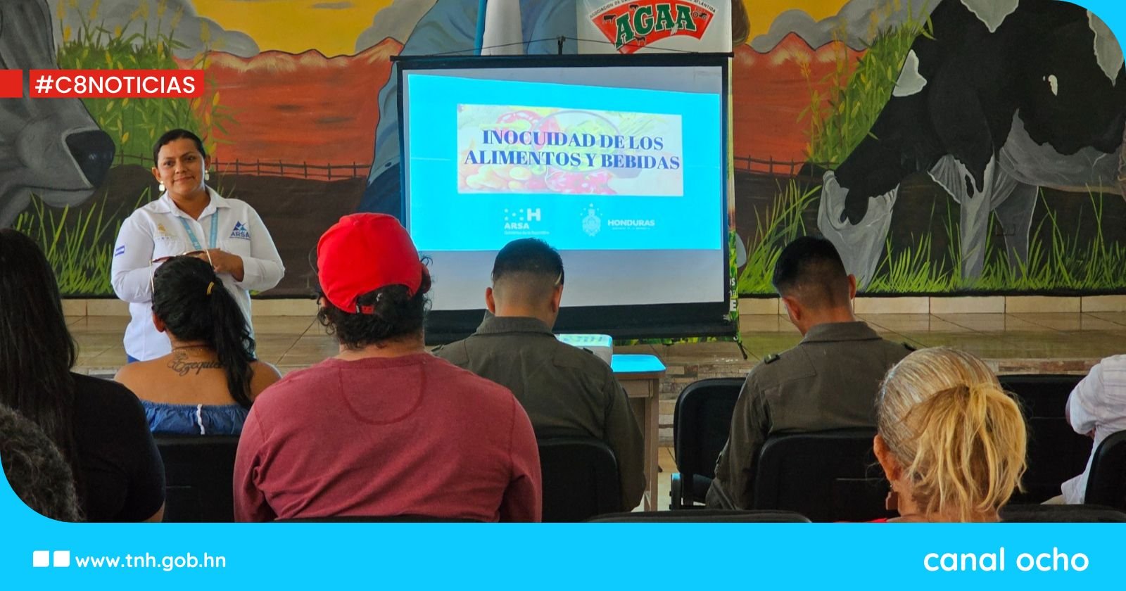 ARSA capacita a manipuladores de alimentos en La Ceiba en el marco de la Feria Isidra