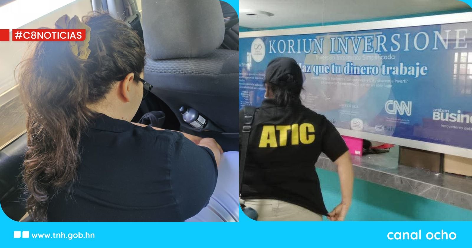 ATIC captura a Kefi Esmeralda Gavarrete, pareja del gerente de Koriun Inversiones