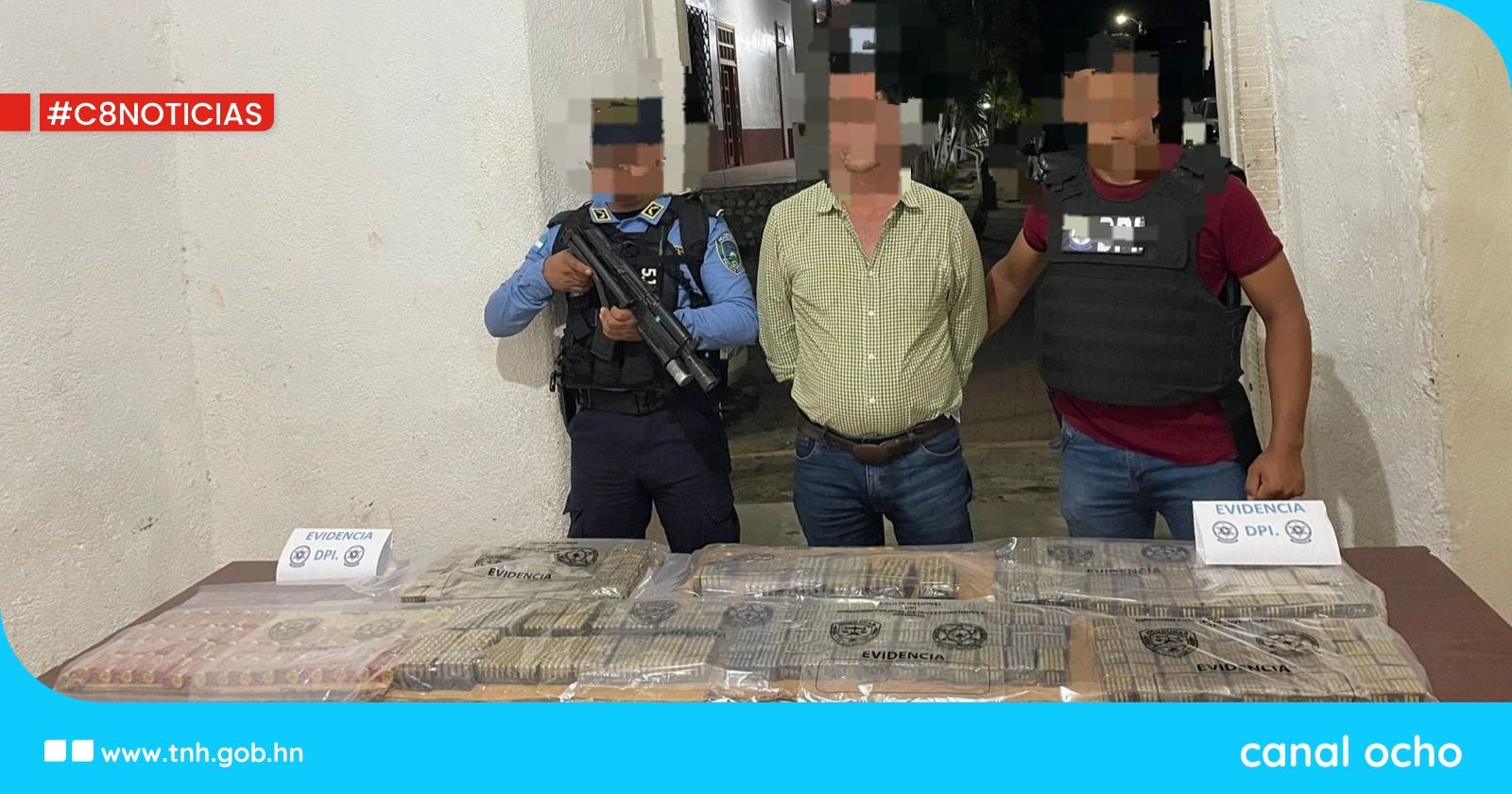 Detienen a hombre de 60 años con arsenal oculto en Colón