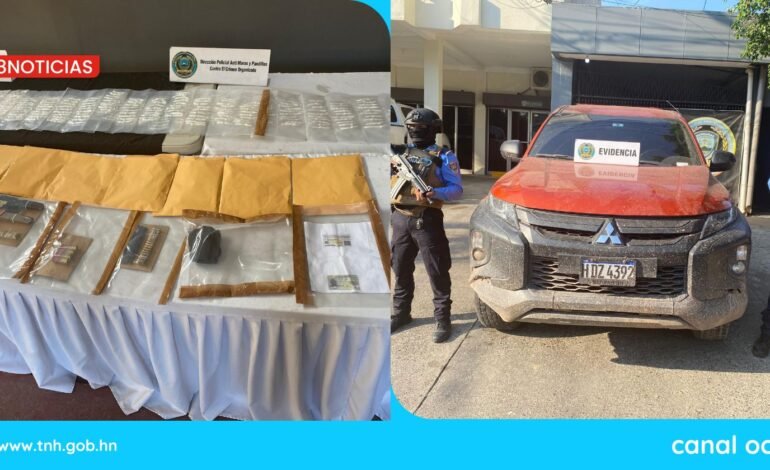 Dipampco captura a cinco integrantes de estructura criminal por delitos conexos en Yoro