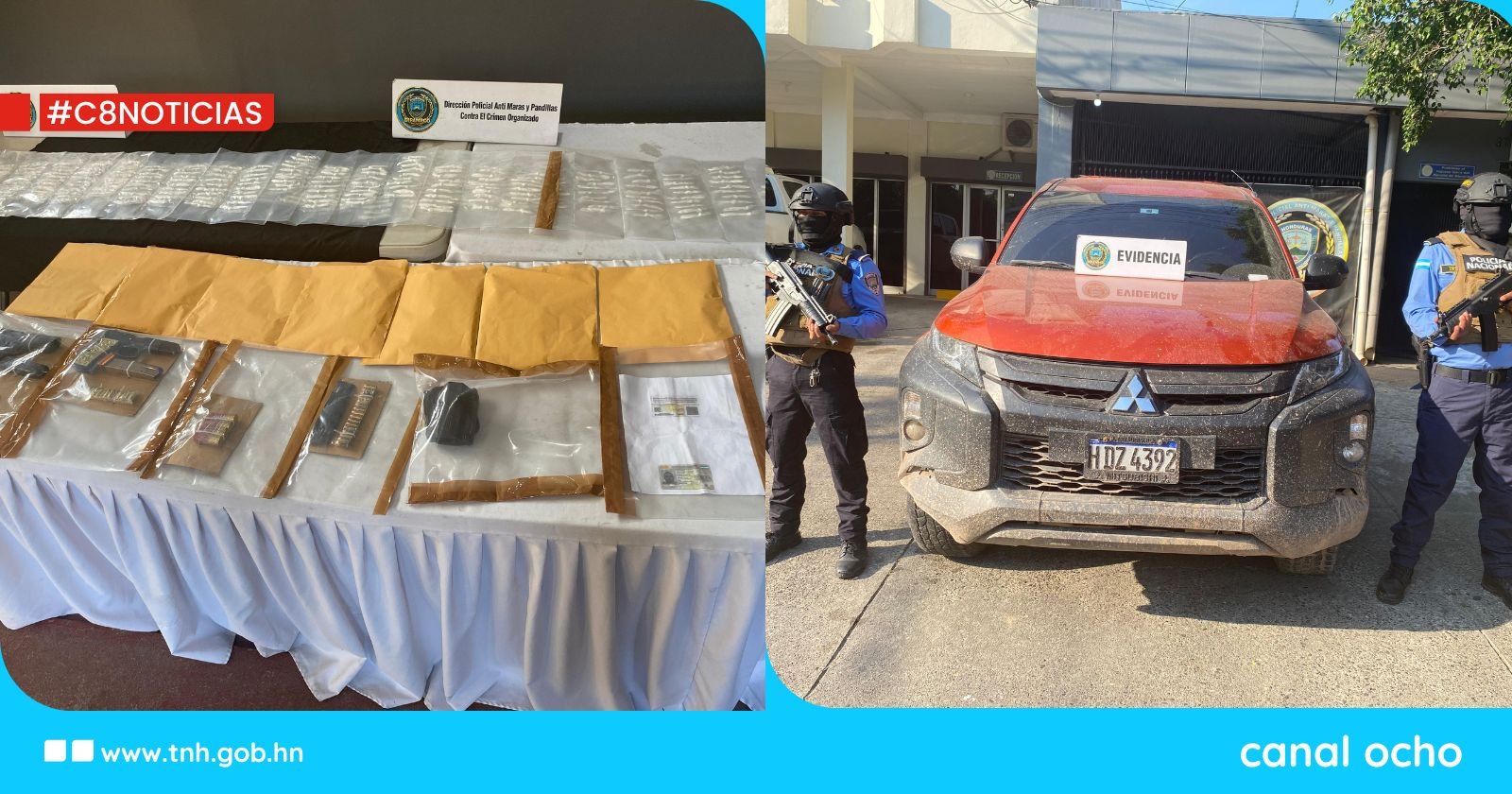Dipampco captura a cinco integrantes de estructura criminal por delitos conexos en Yoro