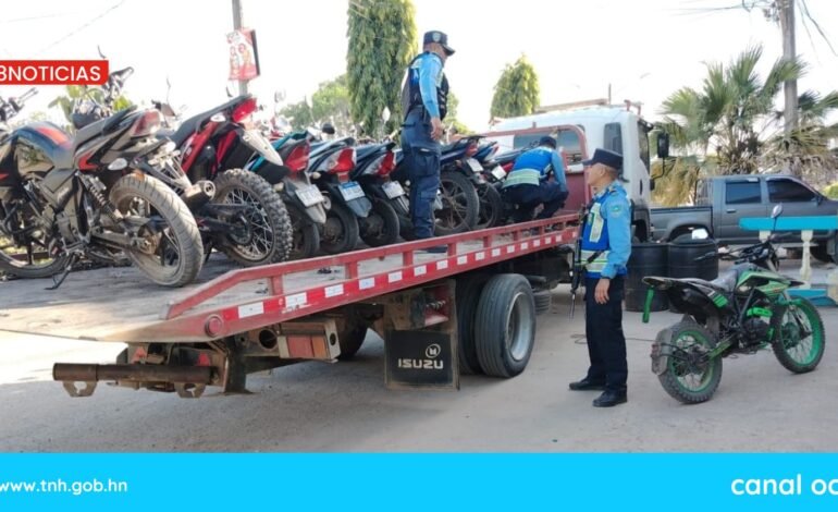 Más de 20 motocicletas fueron decomisadas en Sabá, Colón