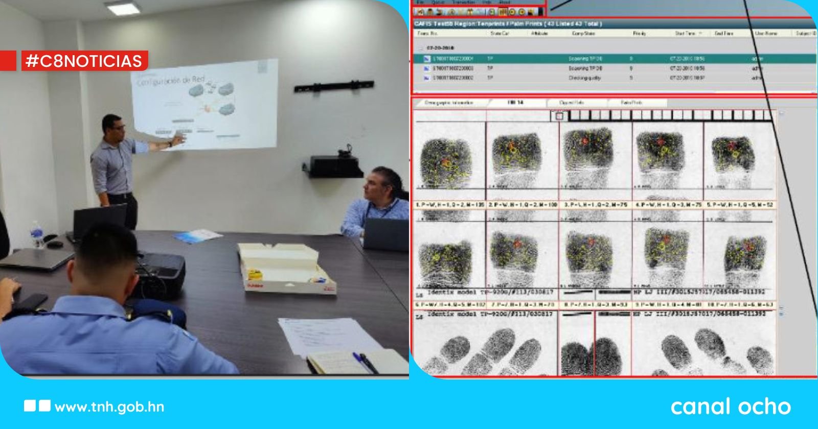Policía Nacional fortalece capacidad operativa de análisis biométrico