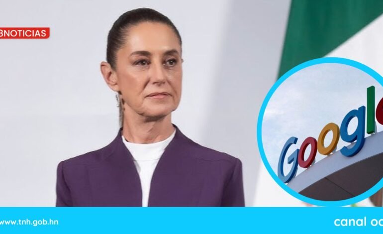 Sheinbaum reafirma demanda a Google por denominar Golfo de América al Golfo de México