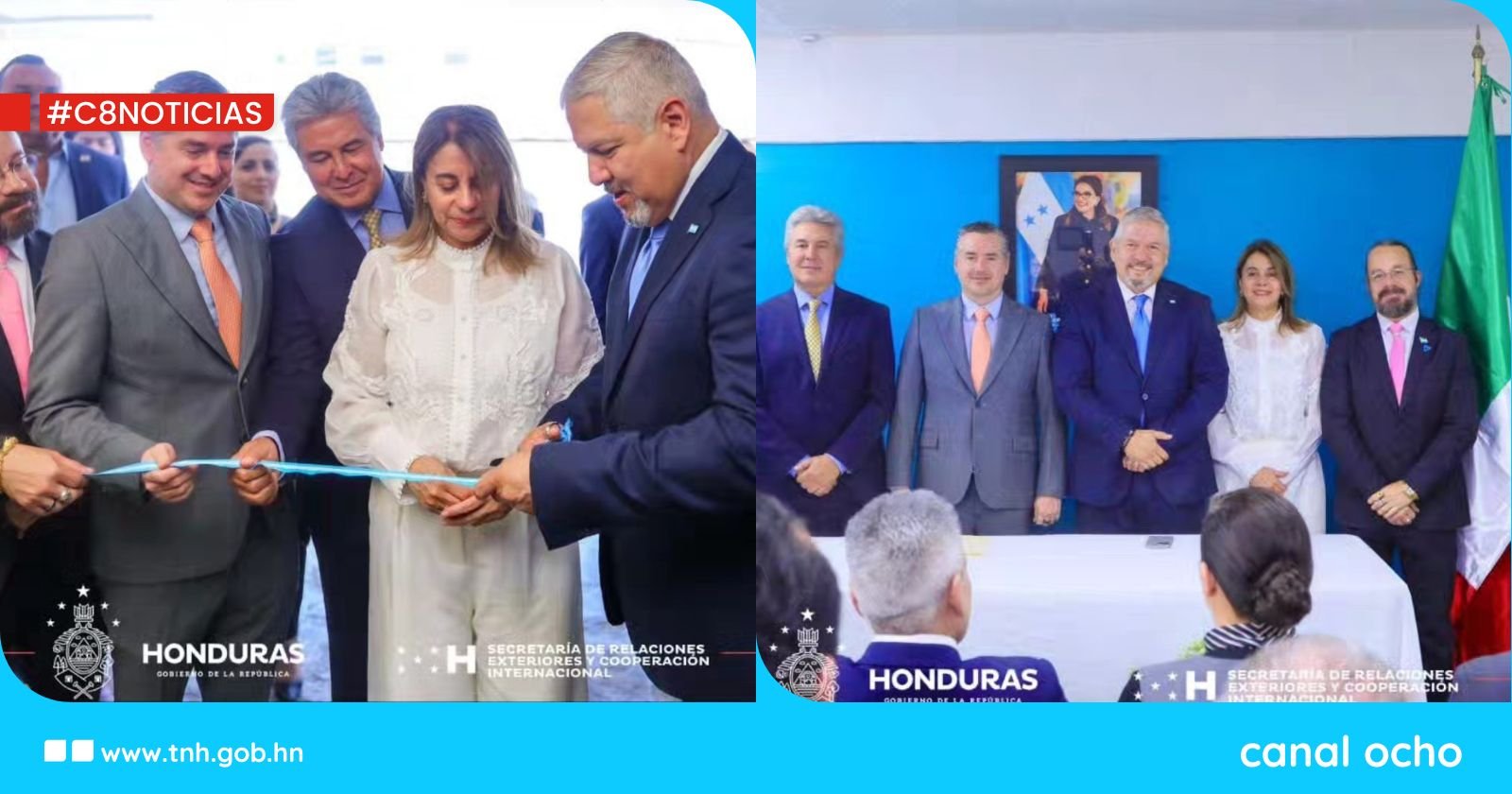 Inauguran consulado hondureño en Guadalajara, México