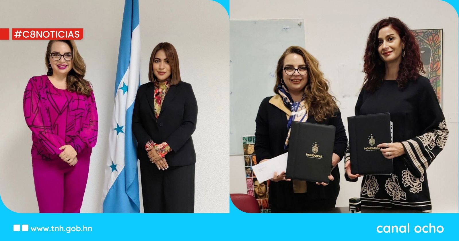 Honduras y Chile firman convenios de donación de material audiovisual