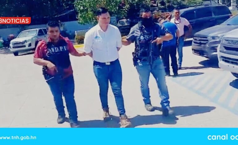 Capturan en San Pedro Sula a supuesto implicado en delitos contra la función pública