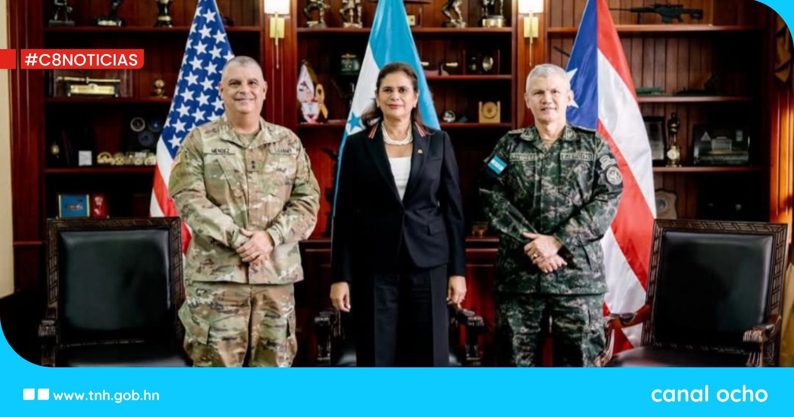 Honduras y Estados Unidos fortalecen cooperación militar y estratégica con visita oficial de alto nivel