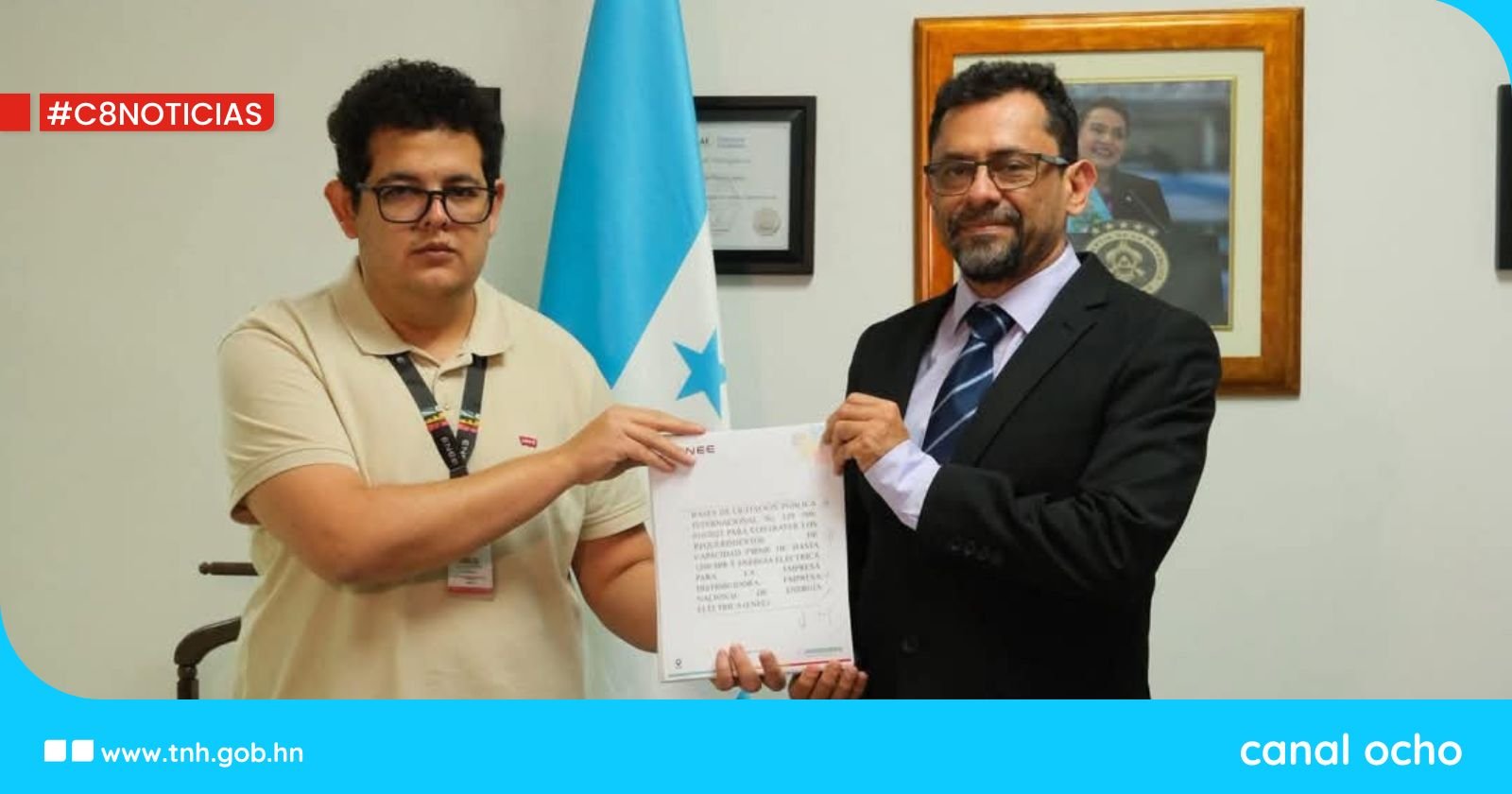 ENEE entrega bases para licitación internacional de 1,500 MW de energía con enfoque renovable