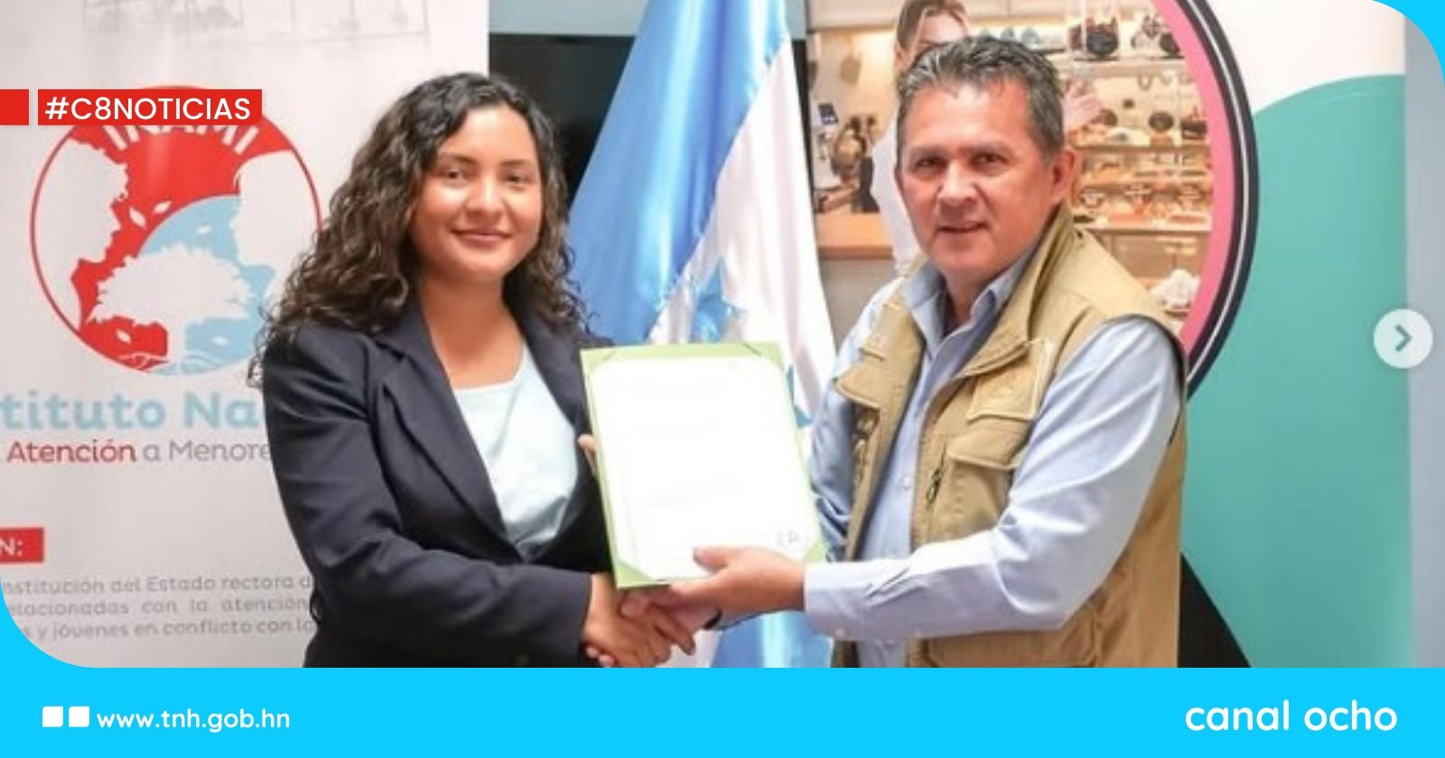 INAMI y CENET firman convenio para fortalecer la reinserción de jóvenes en conflicto con la ley