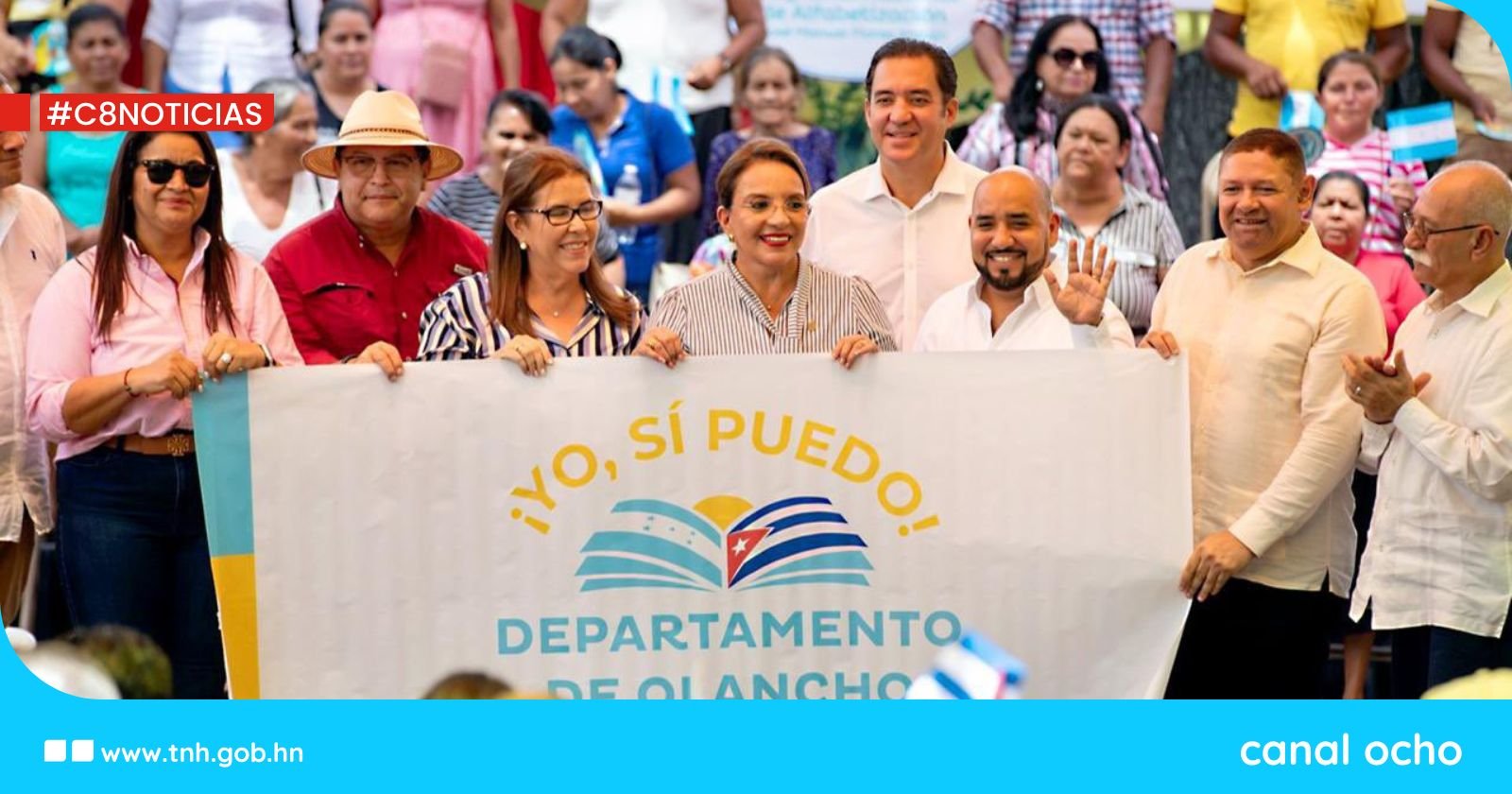 Gobierno declara al departamento de Olancho, libre de analfabetismo