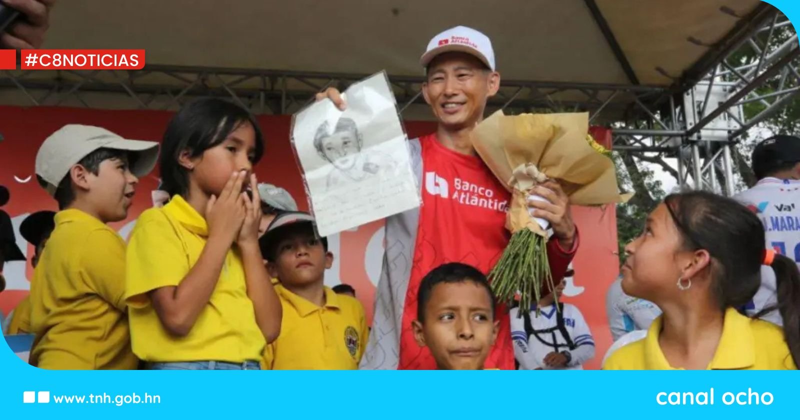 Shin Fujiyama correrá 225 kilómetros para construir y mejorar escuelas en el litoral atlántico