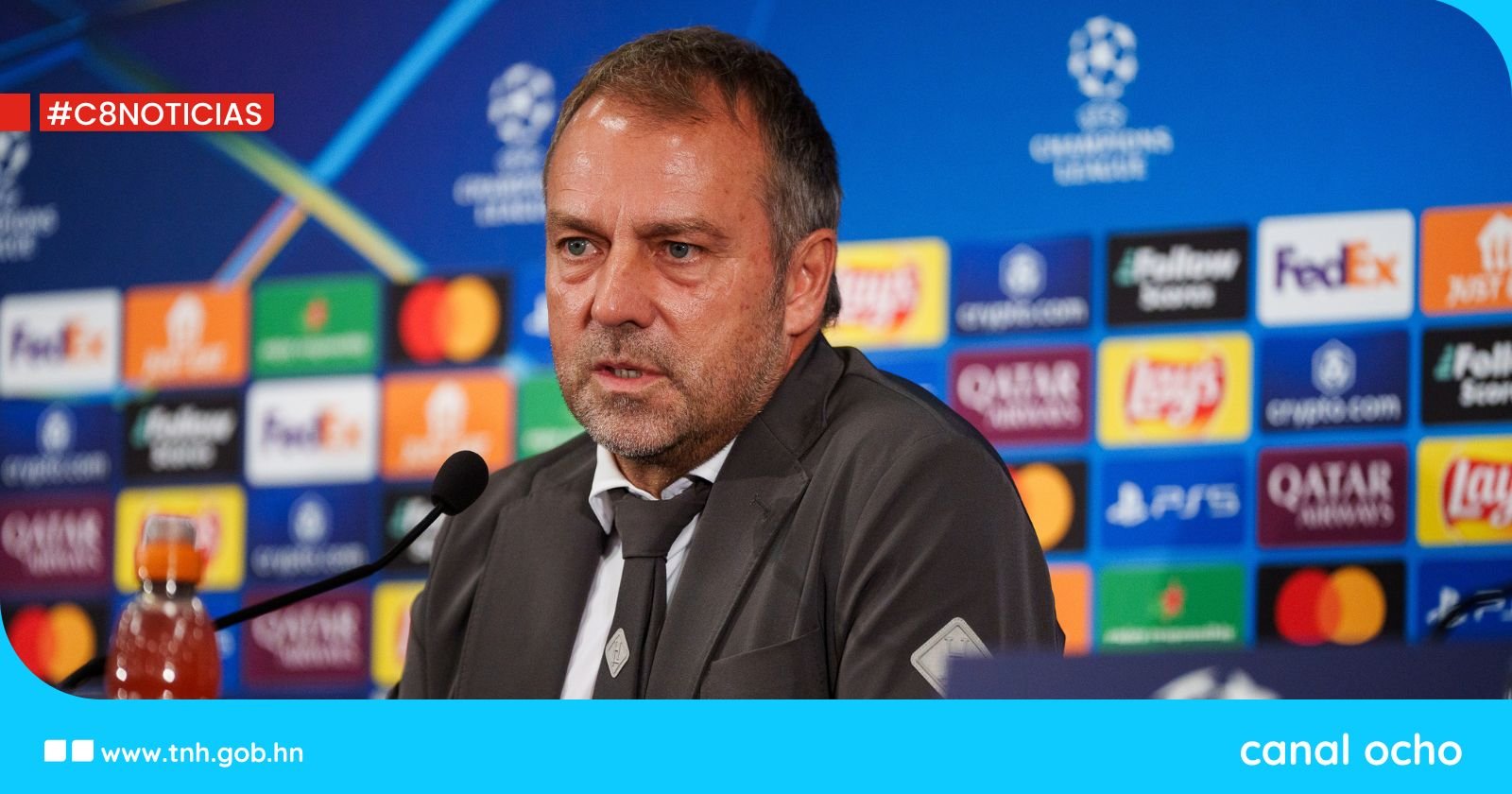 Flick pide disfrutar la vuelta ante el Inter: «Quiero que mis jugadores jueguen sin presión»