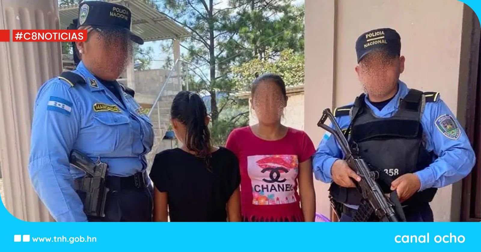 Rescatan a menor de 12 años privada de libertad por supuestas pastoras en Lempira